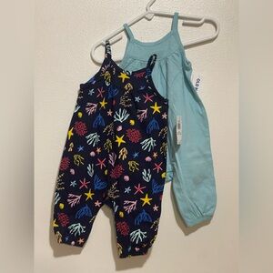 Old Navy Baby Jumpsuit Set (2) NWT